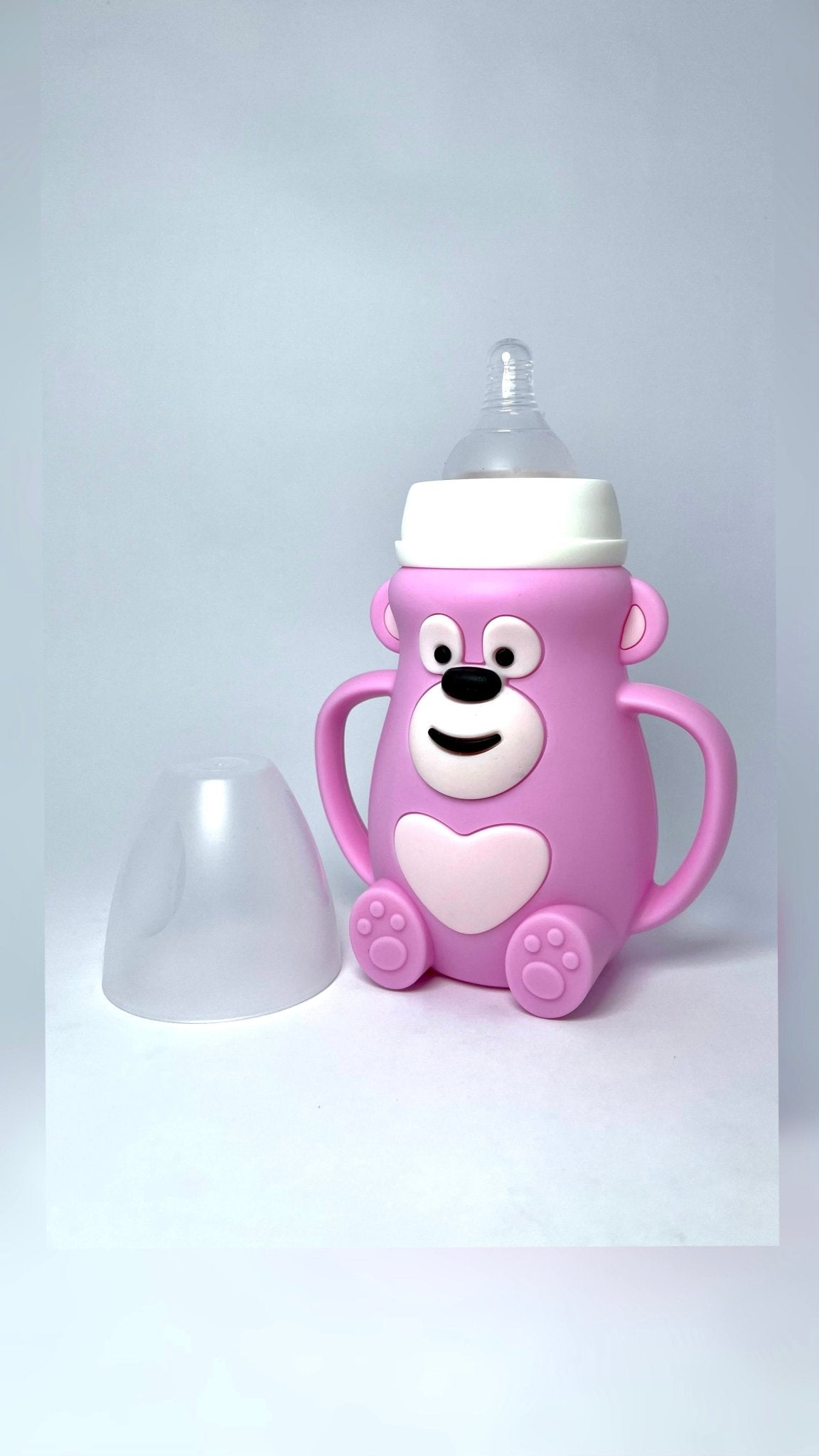 SC Teddy Glass Feeding Bottle |Makes feeding time Enjoyable - Sweetcheekspk