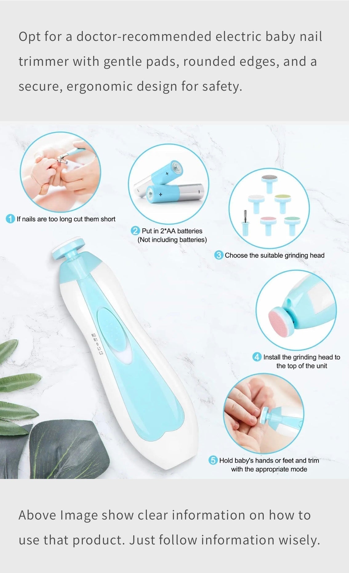 Sweet Cheeks Baby Nail Trimmer Set - Sweetcheekspk