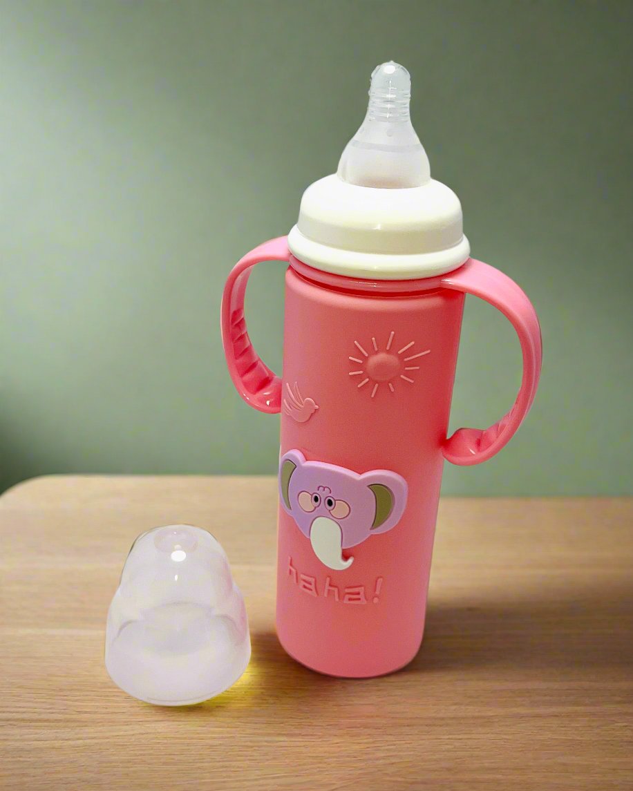 Sweet Cheeks Glass Feeding Bottle | 240ml - Sweetcheekspk