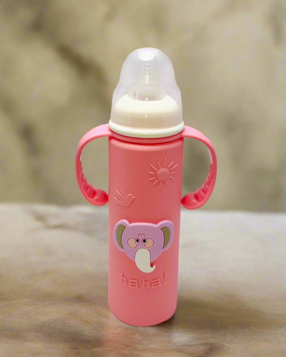 Sweet Cheeks Glass Feeding Bottle | 240ml - Sweetcheekspk